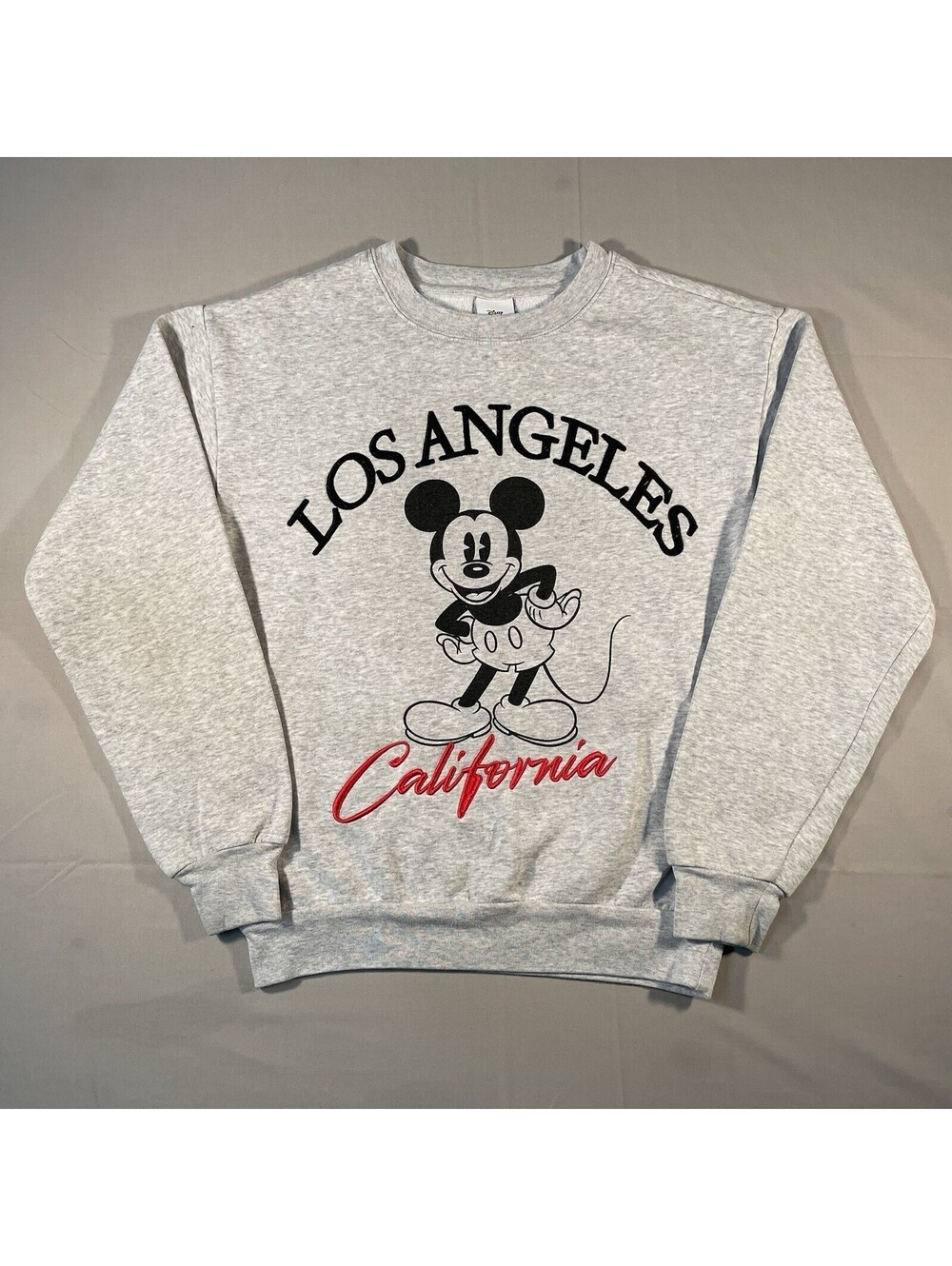 Disney Mickey Mouse Los Angeles California Lined Sweatshirt Women’s Size XS